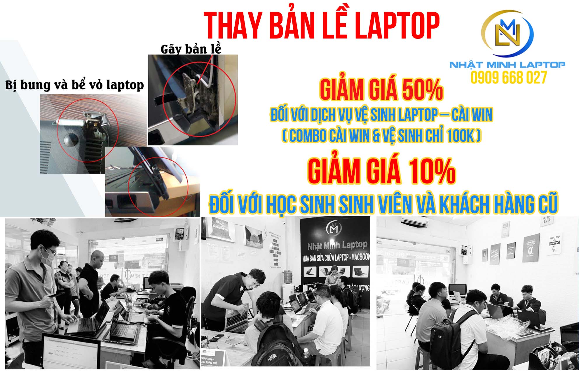 Giá thay bản lề laptop