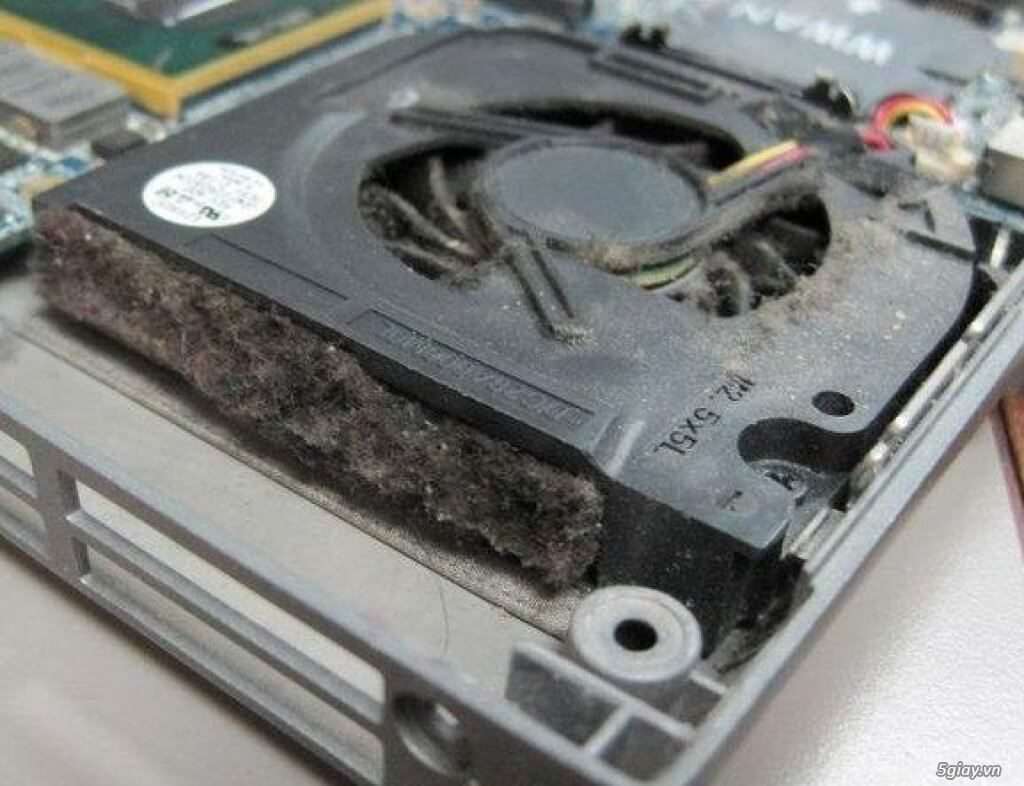 Laptop bị nóng Sập nguồn do Quạt tản nhiệt laptop không hoạt động