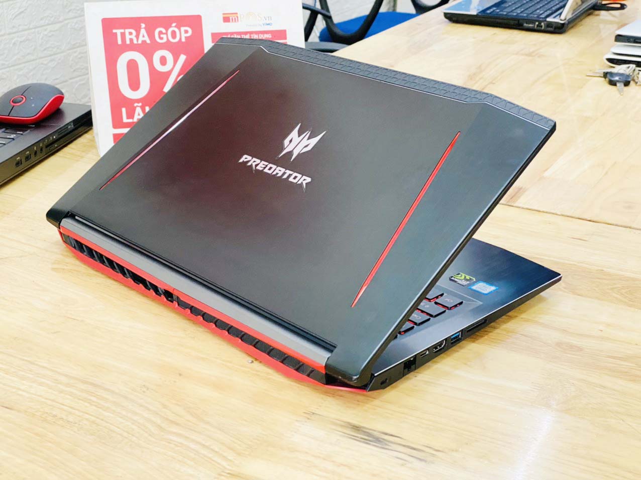 Laptop Gaming Acer Predator PH315-51 i7-8750H Ram 16G SSD 512G Nvidia GTX 1060(6G) 15.6 inch Full HD Like New
