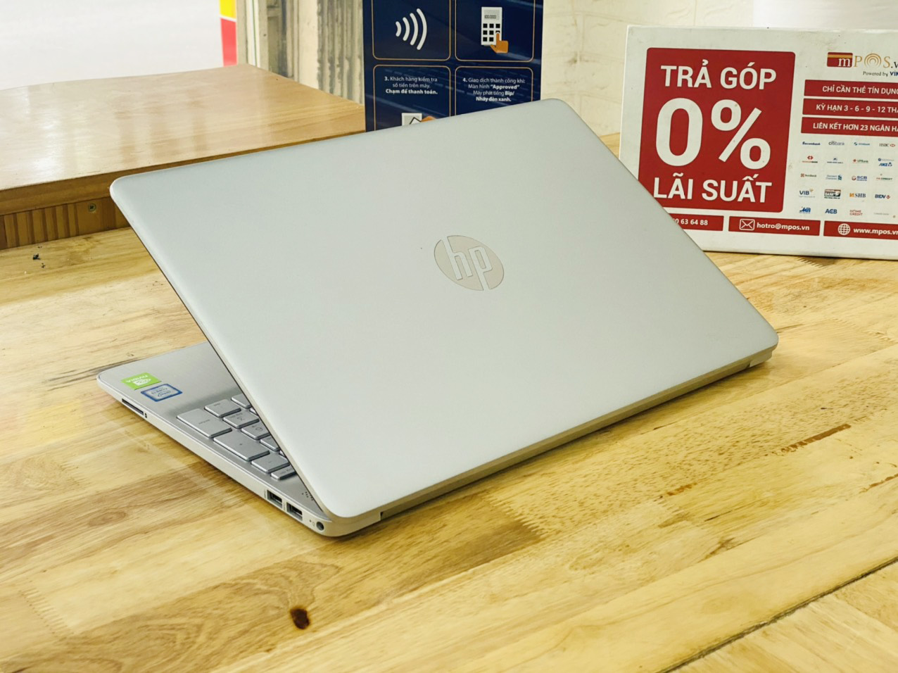 Laptop HP 15s-du0042TX i3-7020U Ram 4G SSD 128G Vga Nvidia MX110 15.6" Full HD(đời 2019)