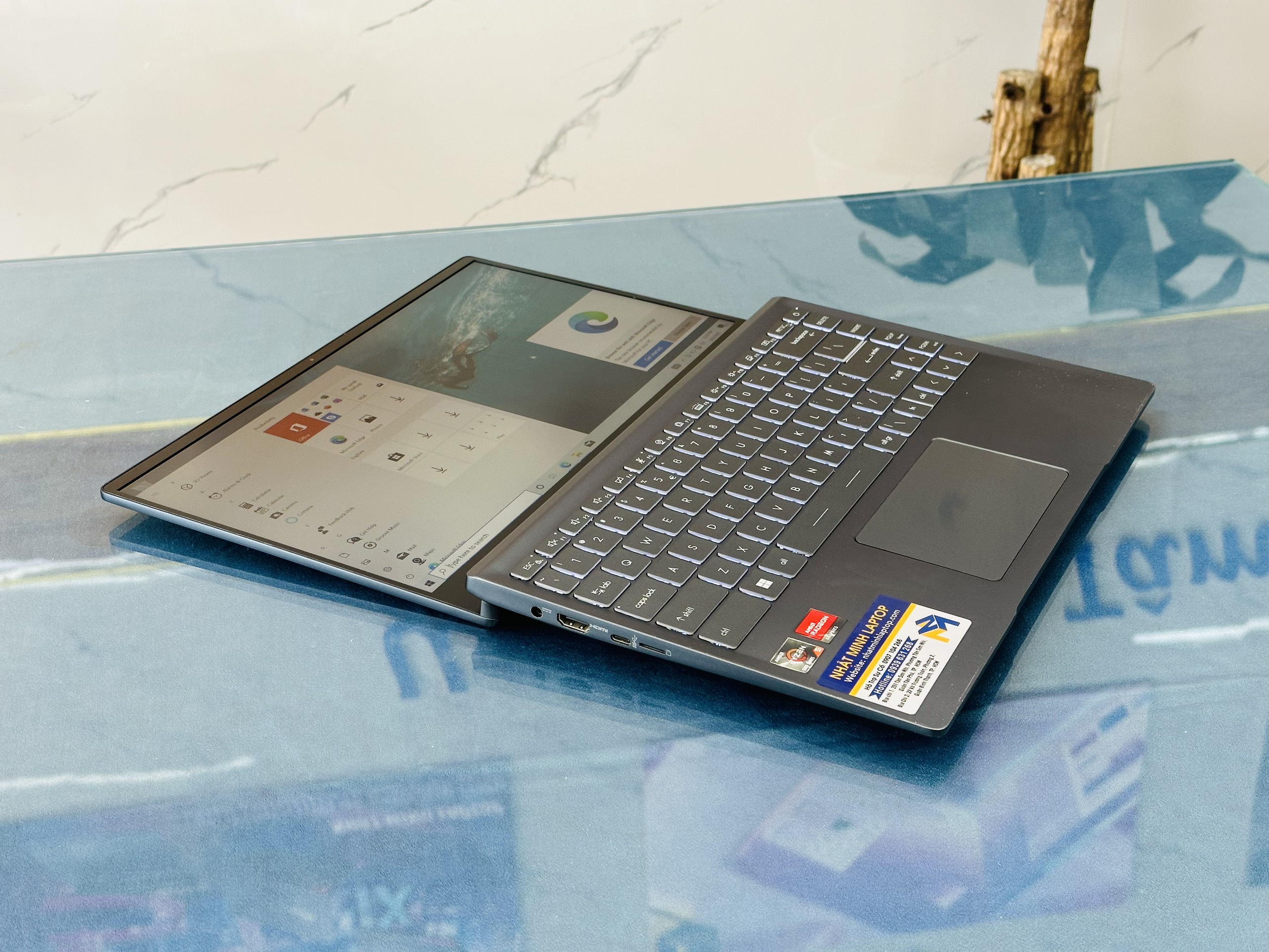 Laptop MSI Modern 14 B5M(2021) Ryzen 5 5500U 8G SSD 512G 14 inch FHD Viền Siêu Mỏng 